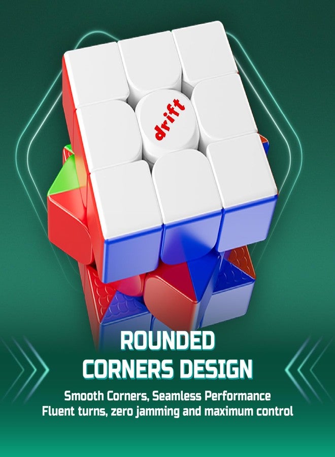 Cubelelo Drift 3M v3 3x3 Magnetic Speedcube (Standard) | Latest Version with New & Improved Internal Structure for Smooth Turns & Stability | Cube Toy for 6-10 Years Old Boys Girls Adults - Image 2